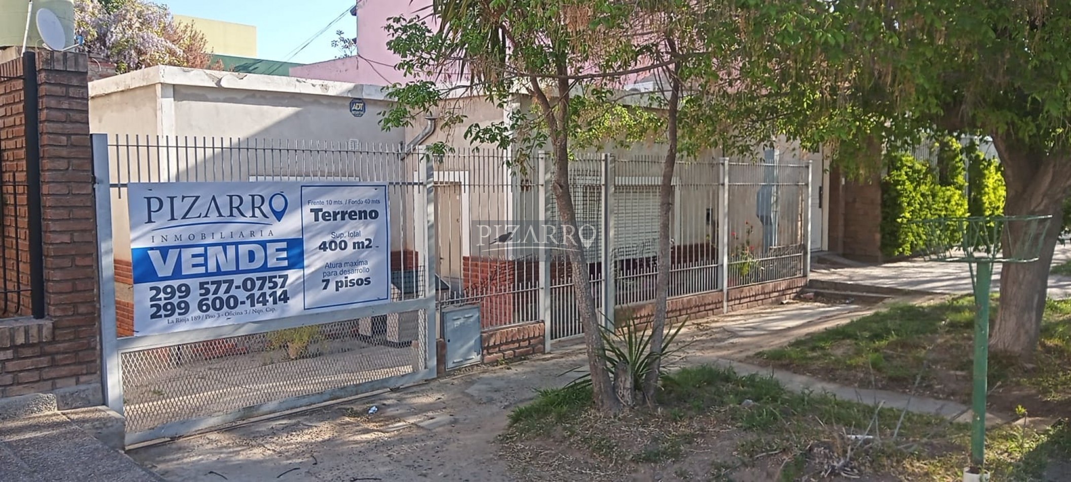 Lote apto desarrollo zona centro oeste 400m2